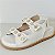 PAPETE OFF WHITE ENFEITE METALIZADO DOURADO VELCRO - EVE - Imagem 1