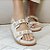 PAPETE OFF WHITE ENFEITE METALIZADO DOURADO VELCRO - EVE - Imagem 5
