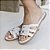 FLAT RASTEIRA OFF WHITE - SUMMER - Imagem 2