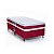 Cama Box + Colchão Castor Solteiro Red & White Double Face D45 - Imagem 1