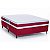 Cama Box + Colchão Castor Casal Red & White Double Face D45 138x188x54cm - Imagem 1