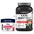 Kit 100% Whey Prime Bodyaction Baunilha 900g + Creatina 100% Pura Absolut 100g - Imagem 1