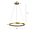 Pendente Led - 1 Mod. Bean - Dourado Fosco - Imagem 3