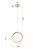 Pendente Led - Woni - Dourado Brilho - Imagem 2