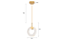 Pendente Led - Akya - Ouro Fosco - Imagem 2