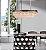 Pendente Led 97x31x33cm - Metal Dourado e Preto - E14 x 13 - SINDORA - Imagem 2