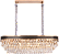 Pendente Led 97x31x33cm - Metal Dourado e Preto - E14 x 13 - SINDORA - Imagem 1