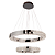 Pendente Led Zephy - Inox Cristal - Multicolor - 84w - (D)80cm e D(50cm) - Astraled - Imagem 1