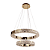 Pendente Led Zephy - Dourado Cristal - Multicolor - 84w - (D)80cm e D(50cm) - Astraled - Imagem 1
