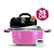 36CM - Misturadora Rosa para DOCES E RECHEIOS com ajuste fino de velocidade, bivolt com chave seletora - Imagem 2