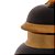 Potiche Decorativo Porcelana Preto/Dourado - Imagem 7