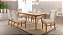 Sala De Jantar Larissa Tampo Laminado Madeira - Imagem 1