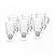 Conjunto 6 Taças Para Cappuccino Vidro Com Pé - Imagem 2