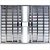 Janela Veneziana 6 Folhas Alumínio Brilhante Modular com Grade - Imagem 1