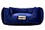 Cama Quadrada para Cachorro ou Gatos Super Luxo Luppet Azul - Imagem 1