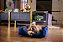 Cama Quadrada para Cachorro ou Gatos Super Luxo Luppet Azul - Imagem 7