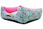 Cama Quadrada para Cachorro ou Gato Luppet Luxo Rosa Borboleta - Imagem 4
