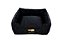 Cama Quadrada para Cachorro ou Gato Luppet Luxo Preto Poa - Imagem 2