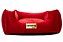 Cama Quadrada para Cachorro ou Gatos Super Luxo Luppet Vermelho - Imagem 2