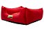 Cama Quadrada para Cachorro ou Gatos Super Luxo Luppet Vermelho - Imagem 1
