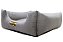Cama Quadrada para Cachorro ou Gatos Super Luxo Luppet Cinza - Imagem 4