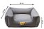 Cama Quadrada para Cachorro ou Gatos Super Luxo Luppet Cinza - Imagem 11
