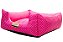 Cama Quadrada para Cachorro ou Gato  Luxo Rosa Poa - Imagem 5
