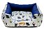 Cama para Cachorro Quadrada Impermeável Luppet Azul Cachorrinho - Imagem 4