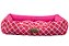 Cama Retangular Luxo Rosa Geométrico para Cachorro ou Gato - Imagem 2
