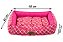Cama Retangular Luxo Rosa Geométrico para Cachorro ou Gato - Imagem 3