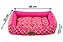 Cama Retangular Luxo Rosa Geométrico para Cachorro ou Gato - Imagem 7