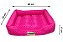 Cama Retangular Luxo Rosa Poá para Cachorro ou Gato - Imagem 7