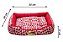 Cama Retangular Luxo Vermelho Joaninhas para Cachorro ou Gato - Imagem 2