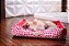 Cama Retangular Luxo Vermelho Joaninhas para Cachorro ou Gato - Imagem 4
