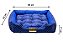 Cama Retangular Luxo Azul Bolinhas para Cachorro ou Gato - Imagem 8