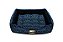 Cama Retangular para Cachorro ou Gato Luppet Luxo Preto Ossinhos - Imagem 7