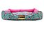Cama Retangular Luxo Rosa Borboleta Para Cachorro ou Gato - Imagem 12