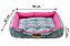 Cama Retangular Luxo Rosa Borboleta Para Cachorro ou Gato - Imagem 5