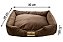 Cama Retangular Marrom Super Luxo Para Cachorro ou Gato - Imagem 4