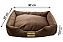 Cama Retangular Marrom Super Luxo Para Cachorro ou Gato - Imagem 3