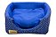 Cama Iglu e Toca Para Cachorro Luppet Luxo Azul Poa - Imagem 6