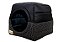 Cama Iglu e Toca Para Cachorro Luxo Preto Poa - Imagem 8