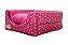 Cama Iglu e Toca Para Cachorro Luxo  Rosa Casinha - Imagem 5