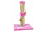 Arranhador Para Gatos Torre Sustentável Cor Rosa - Imagem 5