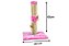 Arranhador Para Gatos Torre Sustentável Cor Rosa - Imagem 3