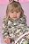 Pijama Infantil de Menina Longo em Fleece Gatinho - Imagem 5