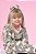 Pijama Infantil de Menina Longo em Fleece Gatinho - Imagem 4