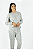Pijama Feminino Longo - Sued Light Nuvem - Imagem 1