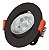Spot Led Embutir 7w Redondo Preto Direcional Bivolt Llum - Imagem 5