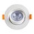 Spot Led 7w Redondo De Embutir Direcional Bivolt Branco - Imagem 13